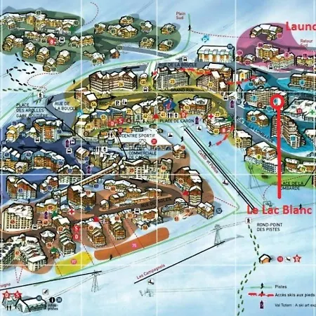 Blanc - Location: Pour 4 Personnes Oriente Sud Ouest Blanc Mae-9050 * Val Thorens