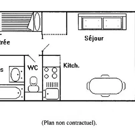 Blanc - Location: Pour 4 Personnes Oriente Sud Ouest Blanc Mae-9050 Apartamento *